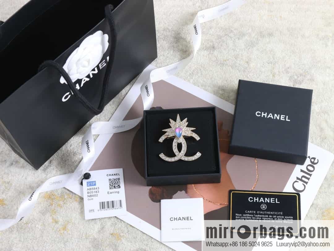 New ☑️ Chanel Double C Full Diamond Double C Brooch