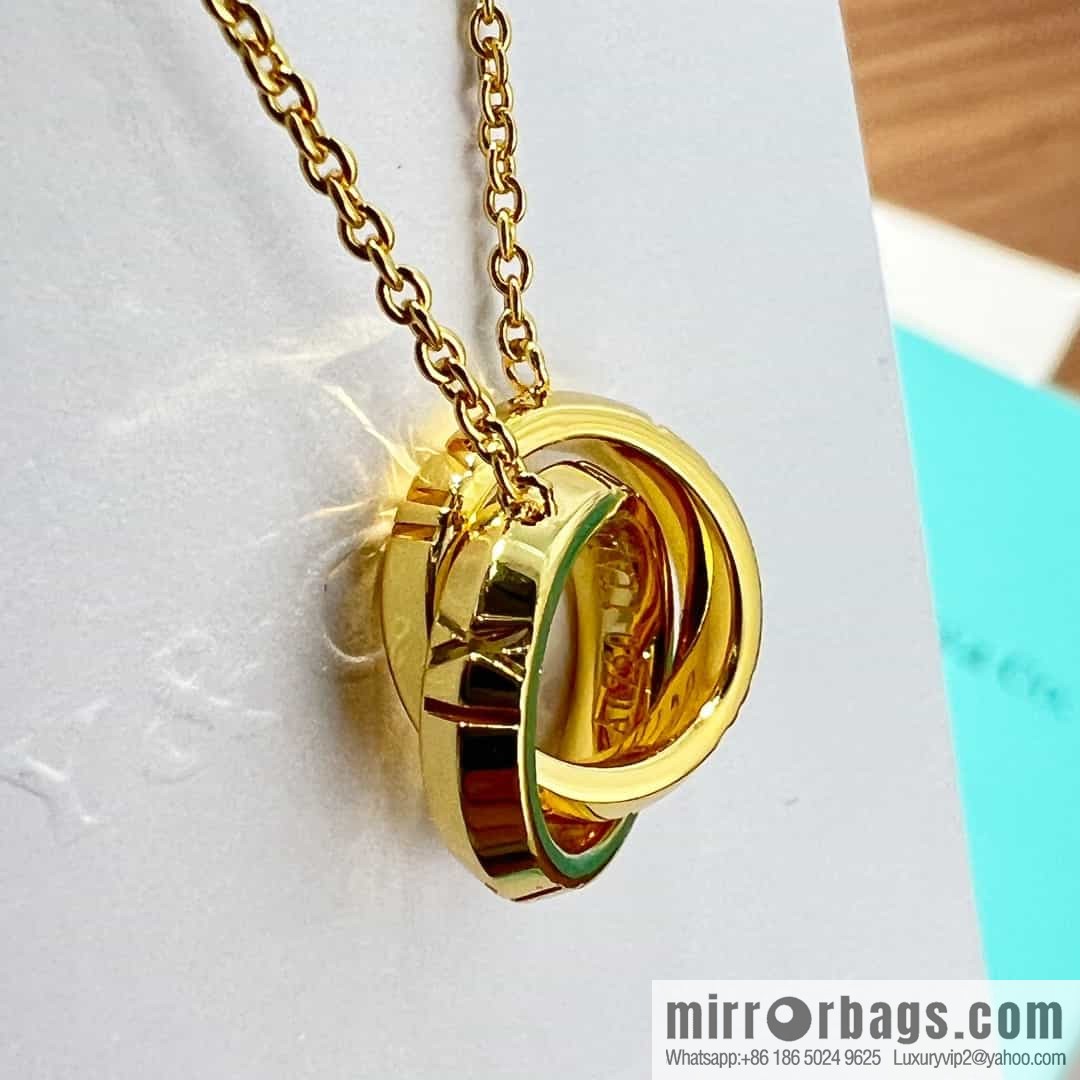 New ☑️ Tiffany & Co. X double ring necklace