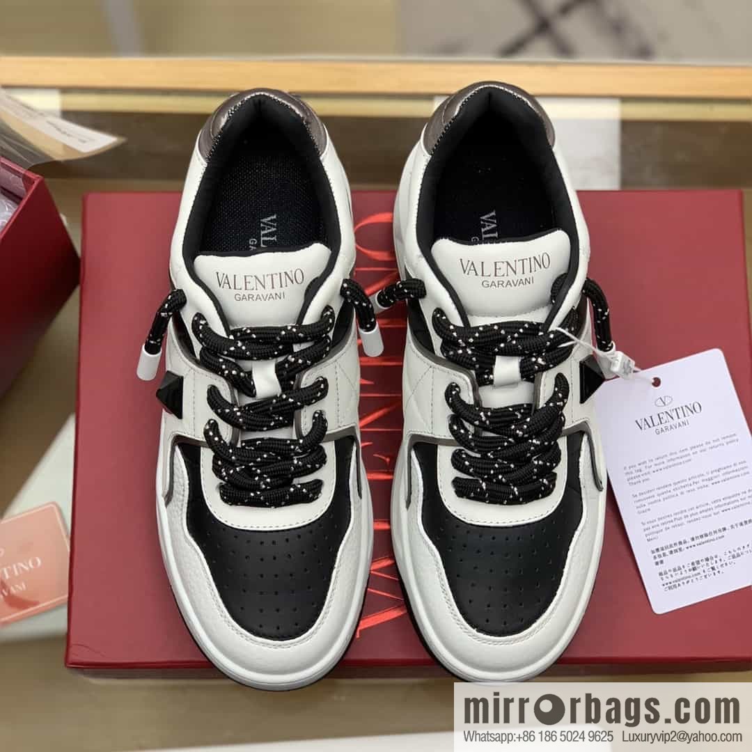 VALENTINO Valentino with sheepskin His & Hers low-top sneakers