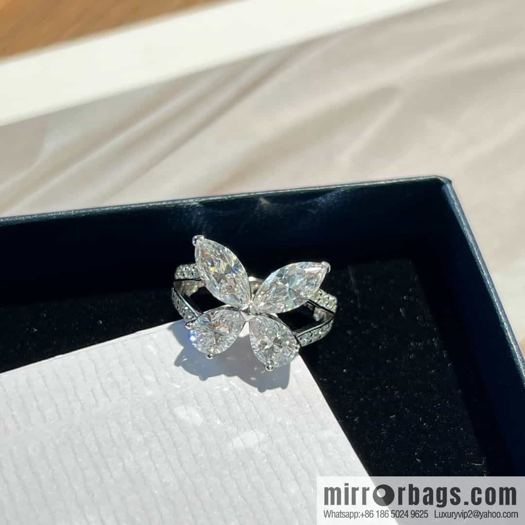 GRAFF Butterfly Horse Eye Diamond Ring