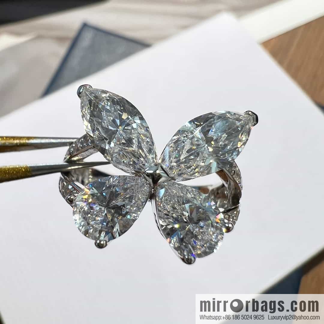 GRAFF Butterfly Horse Eye Diamond Ring