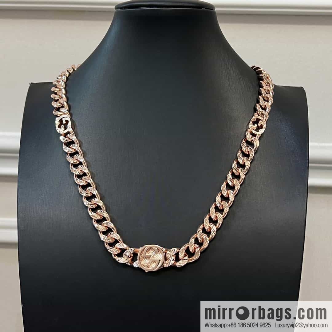 New Gucci Gucci double G chain strap ⛓ necklace