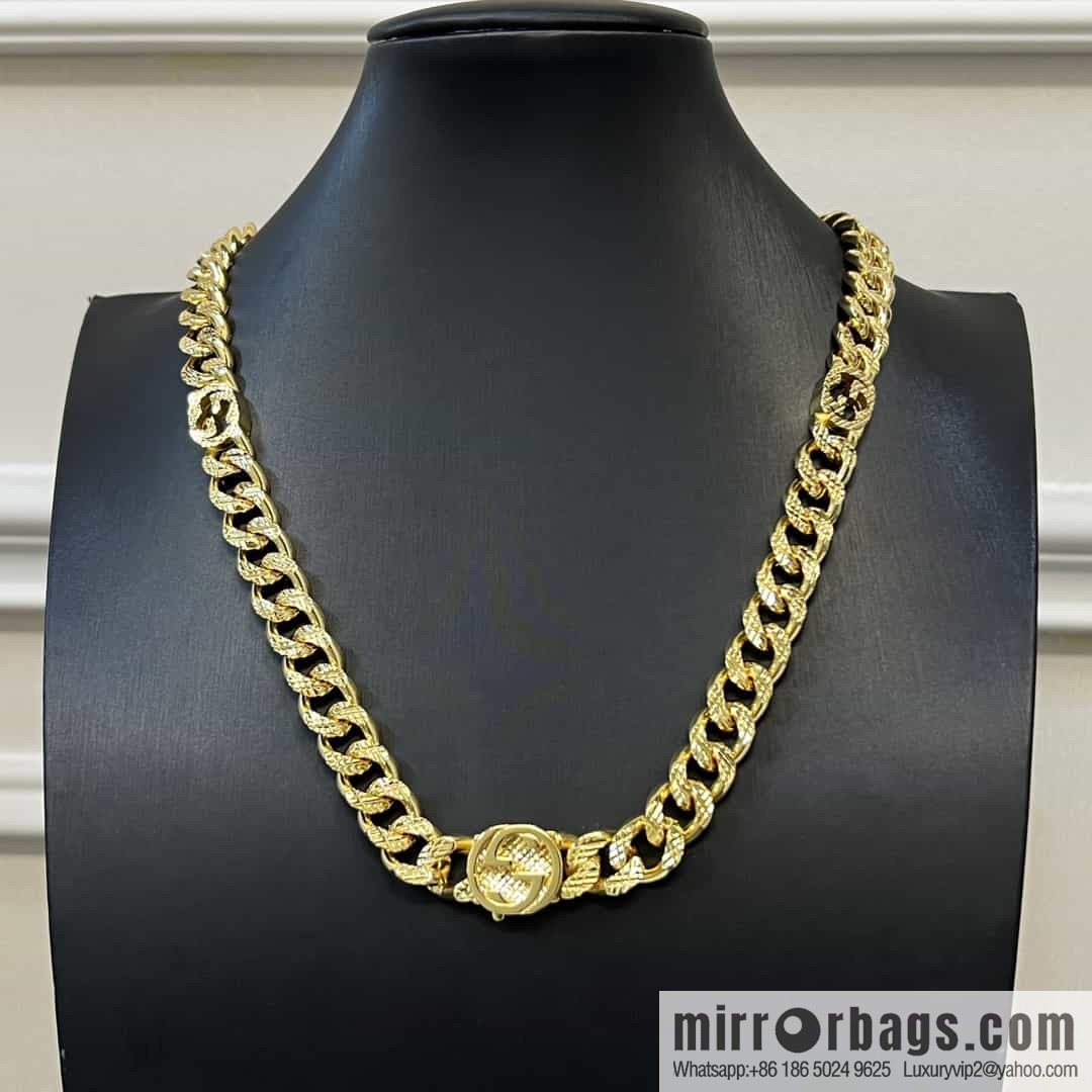 New Gucci Gucci double G chain strap ⛓ necklace