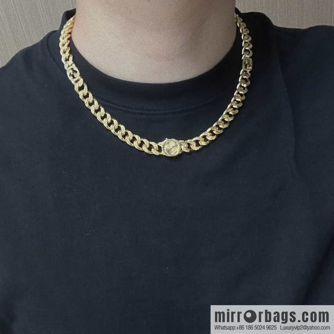 New Gucci Gucci double G chain strap ⛓ necklace