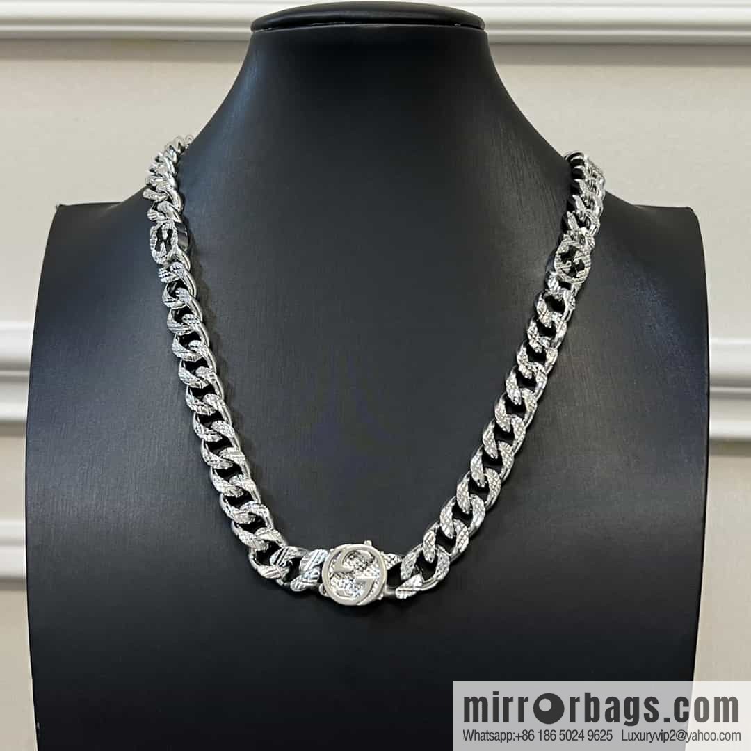 New Gucci Gucci double G chain strap ⛓ necklace
