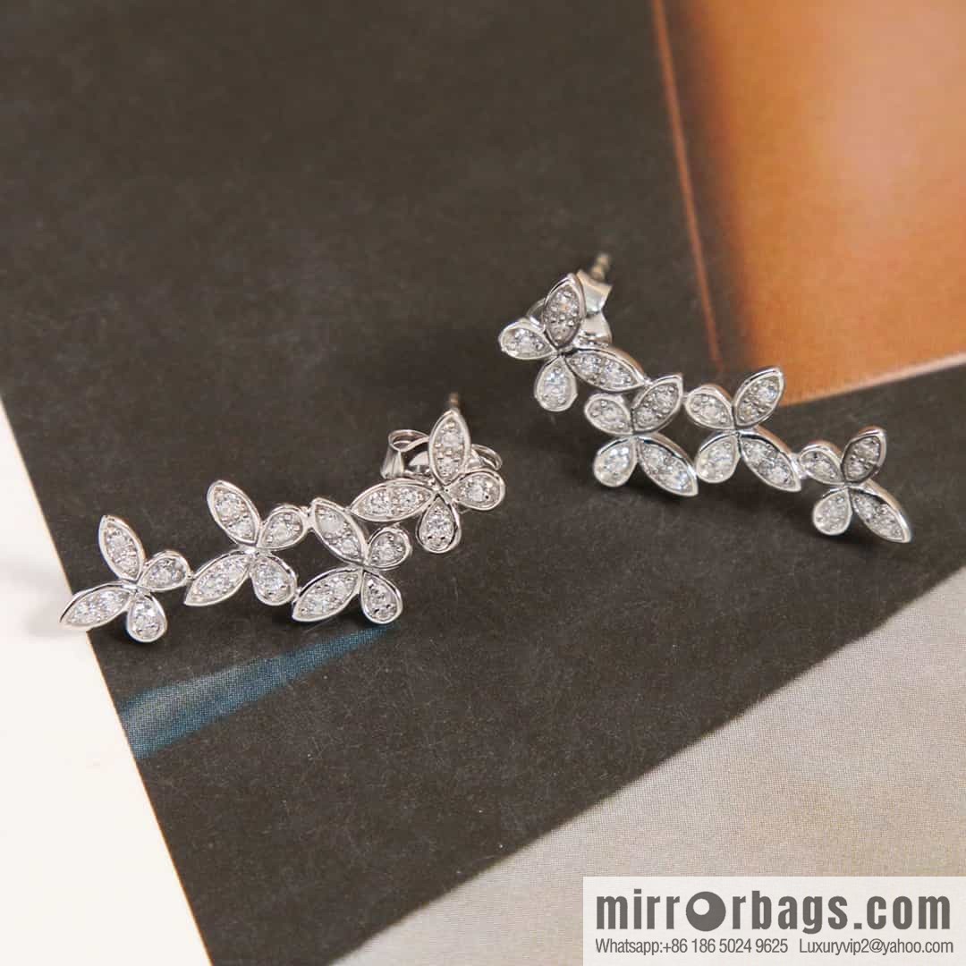GRAFF 4 Butterfly Diamond Earrings