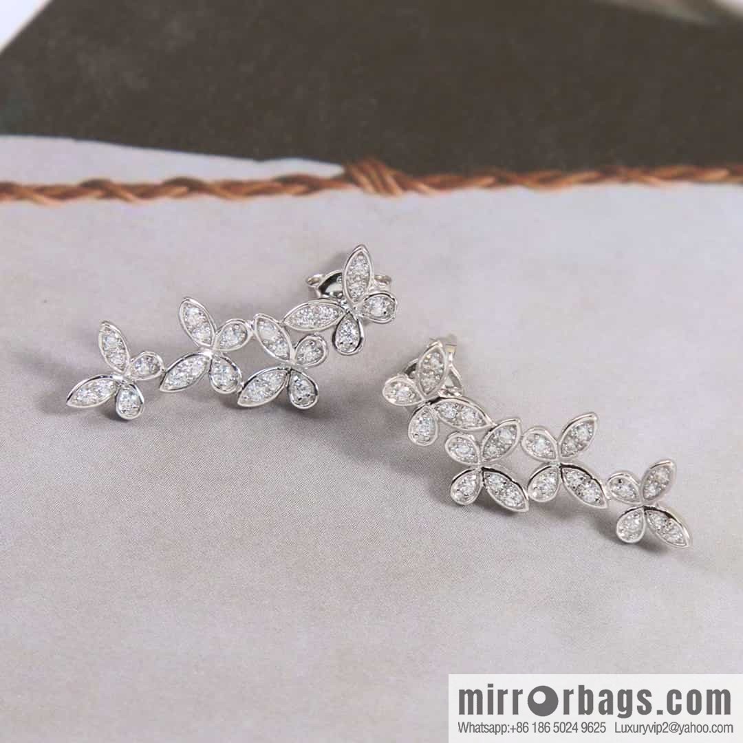 GRAFF 4 Butterfly Diamond Earrings