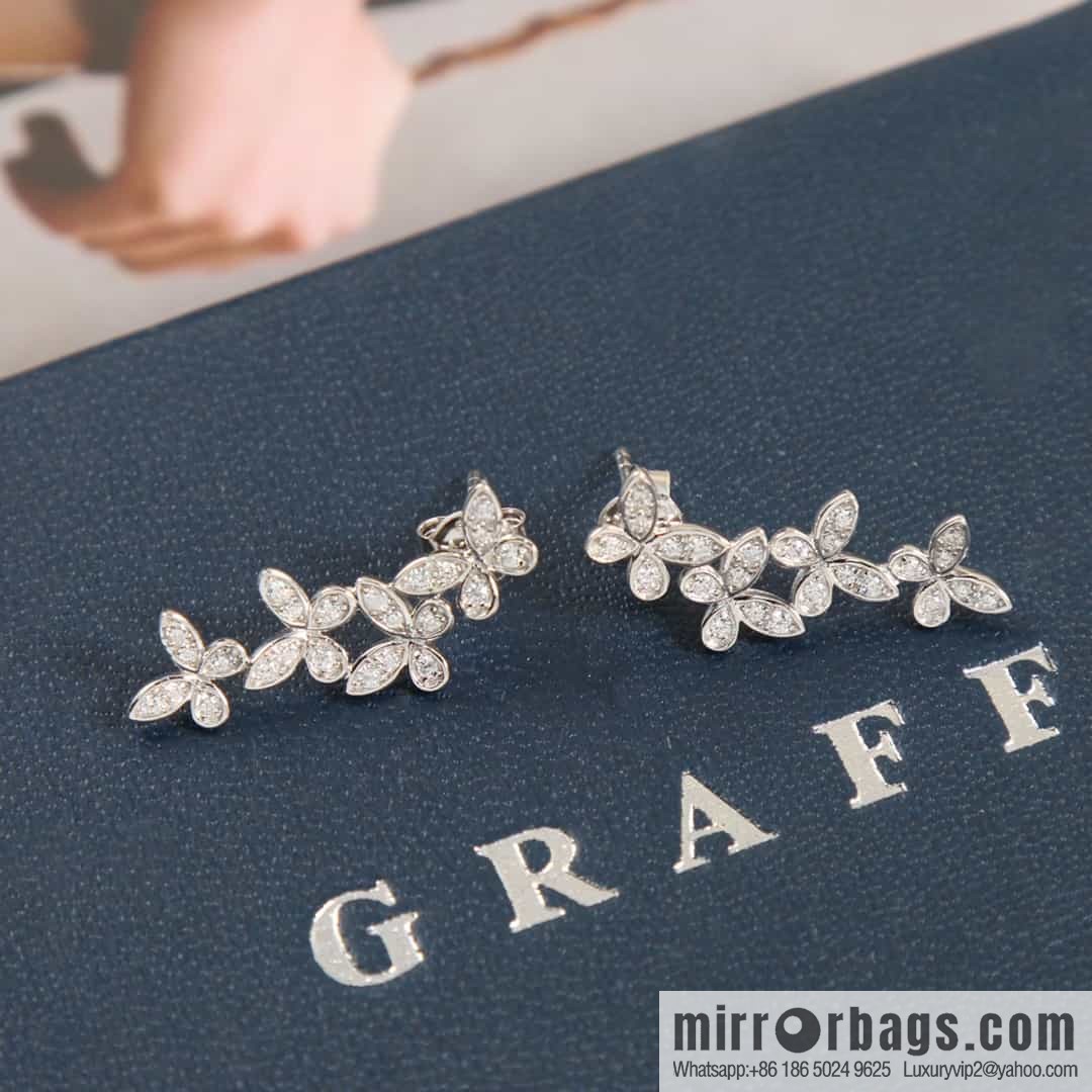 GRAFF 4 Butterfly Diamond Earrings
