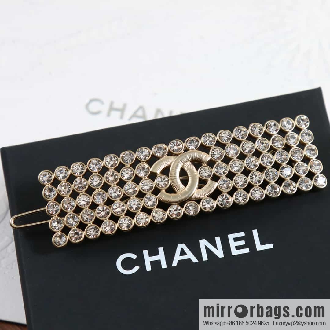 New ☑️ Chanel double c full diamond hairpin hairpin