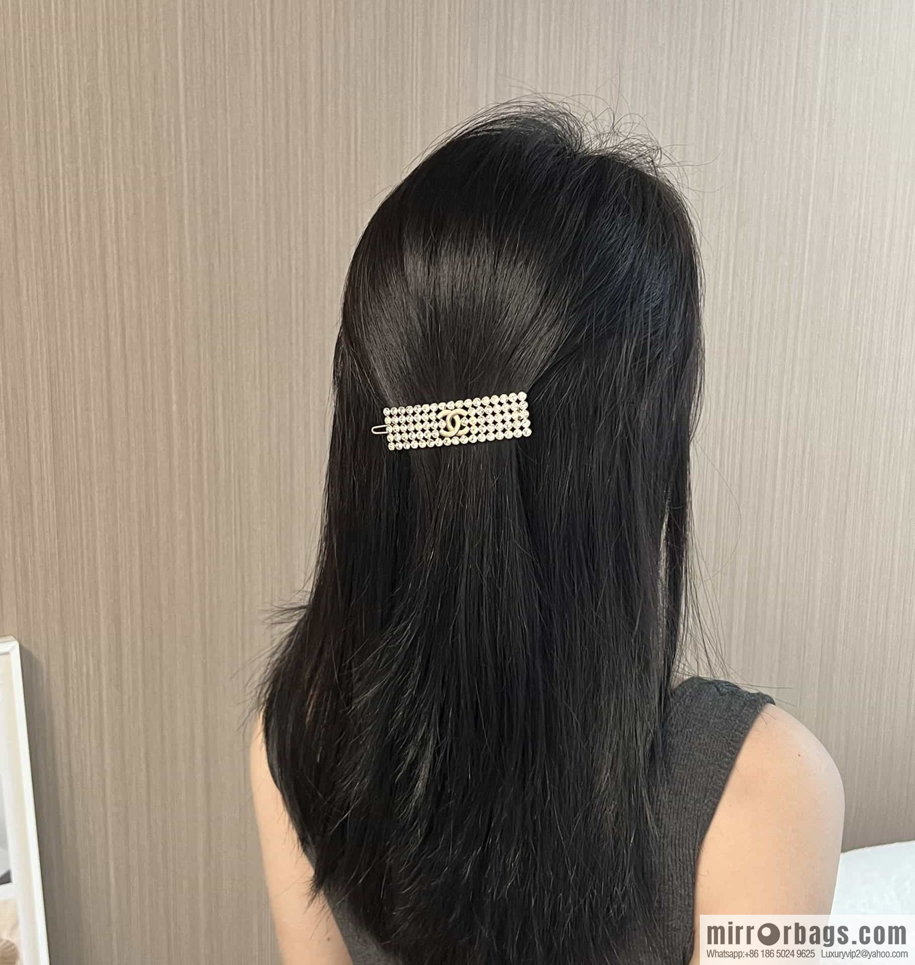 New ☑️ Chanel double c full diamond hairpin hairpin