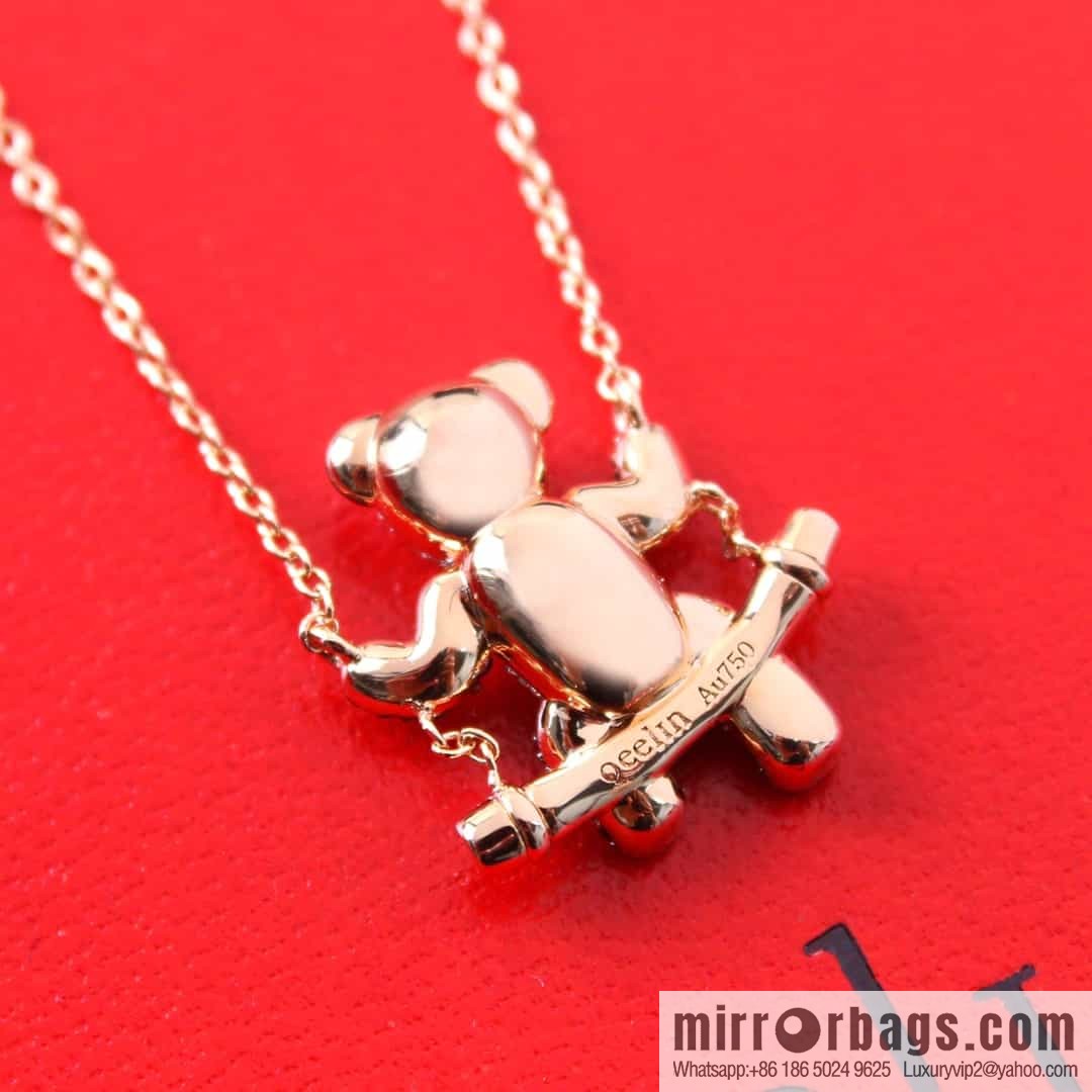 Qeelin Kirin BOBO Panda 🐼 Charity Necklace