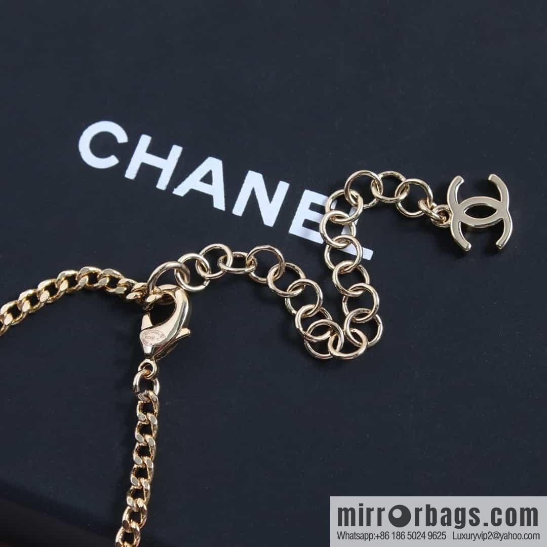New ☑️ Chanel double c star fringe love necklace