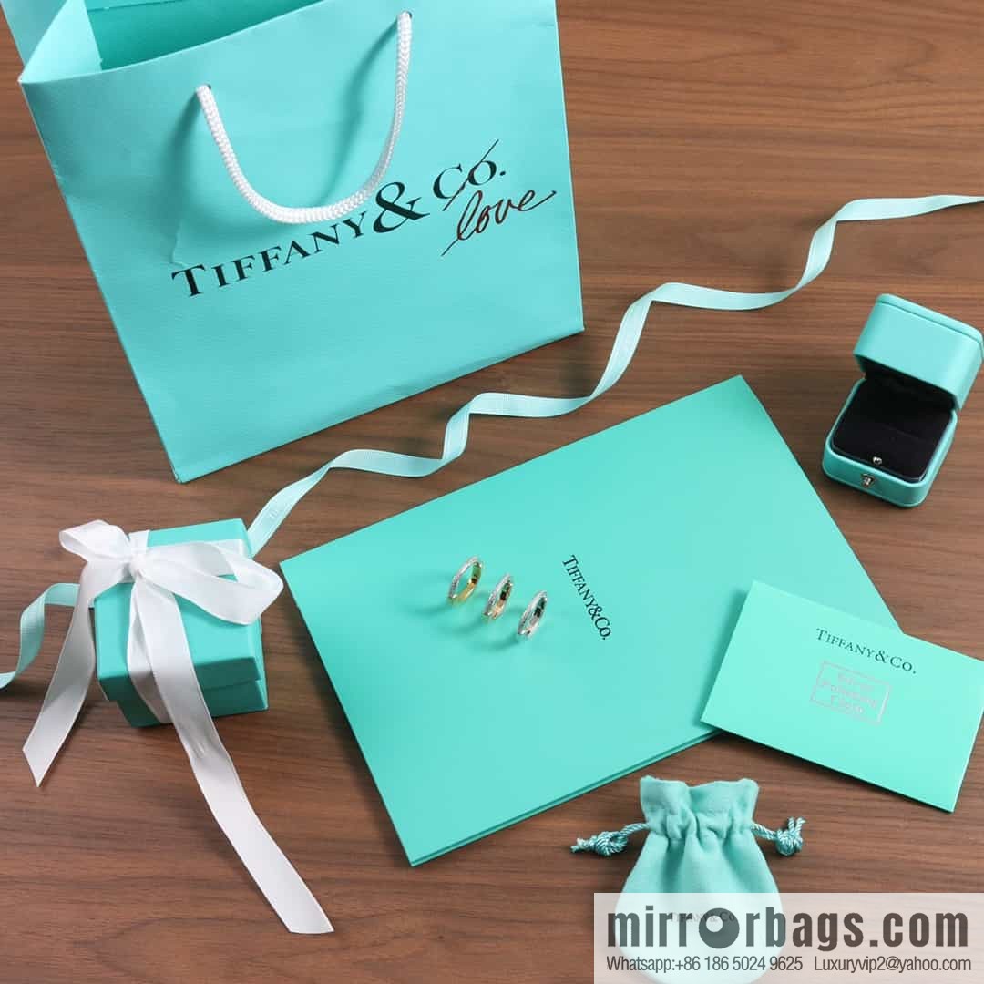 Tiffany Lock Half Diamond Lock Ring