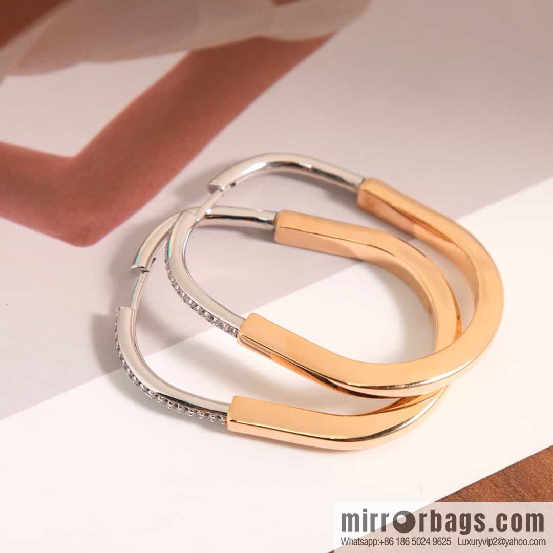 Tiffany Lock Half Drill Lock Earrings