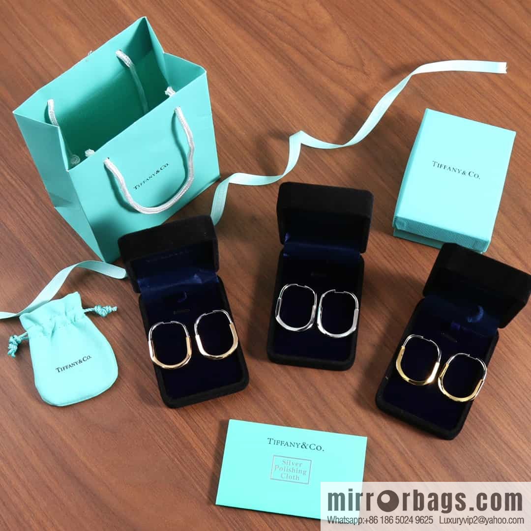 Tiffany Lock Half Drill Lock Earrings