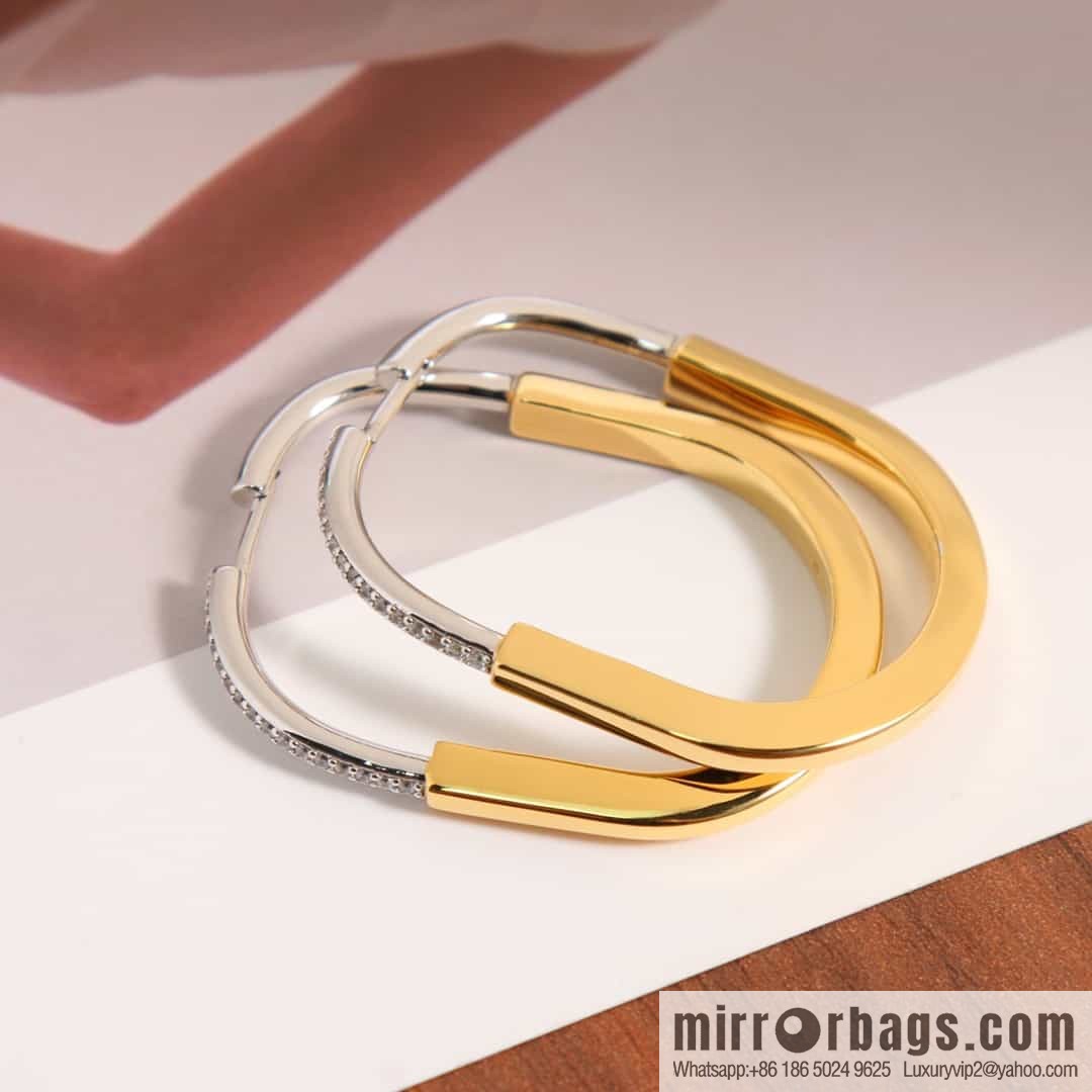 Tiffany Lock Half Drill Lock Earrings
