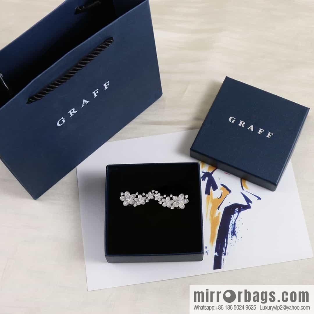 GRAFF Graff three flower ear shot earrings stud earrings