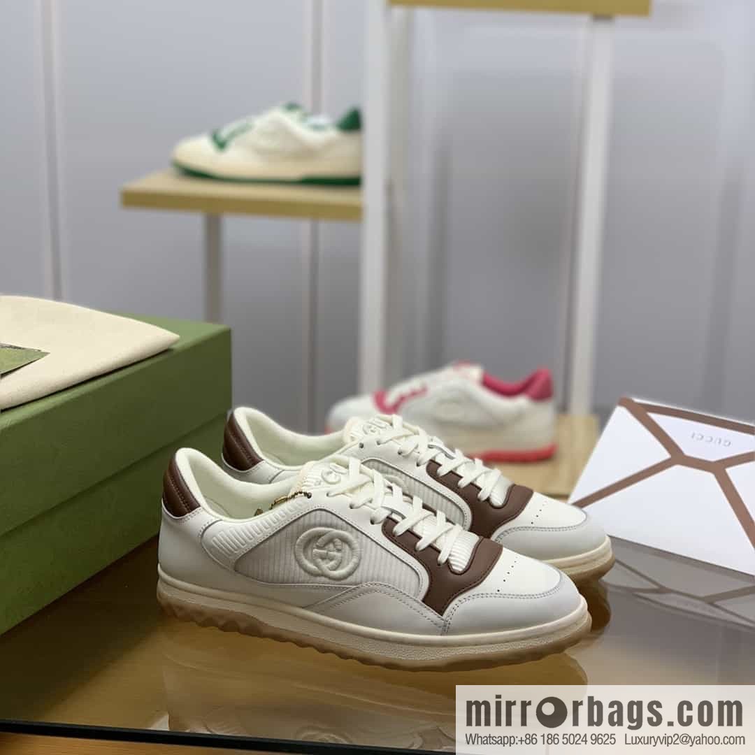 Gucci Gucci uses beige and brown His & Hers sports and leisure shoes.