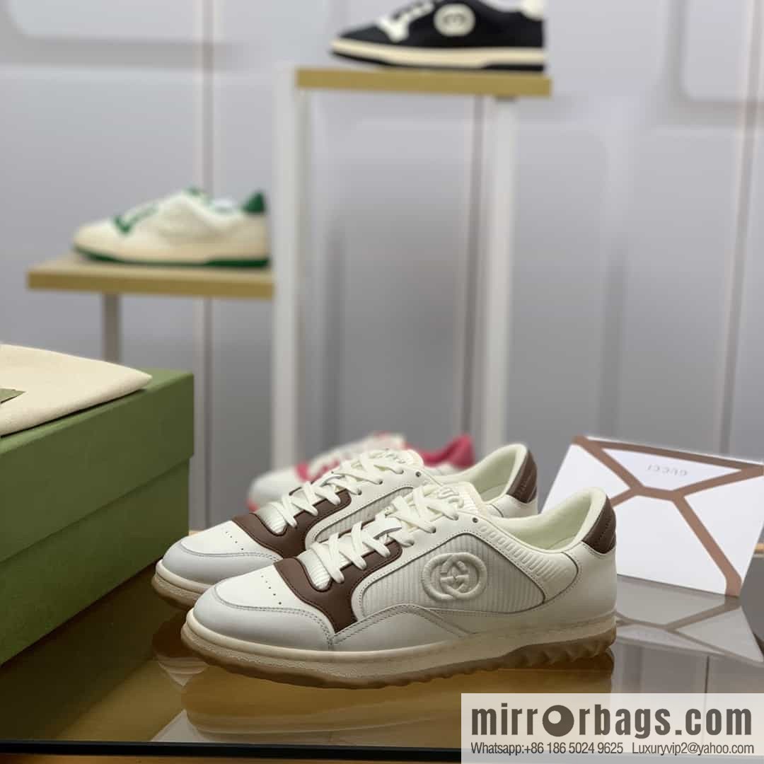 Gucci Gucci uses beige and brown His & Hers sports and leisure shoes.