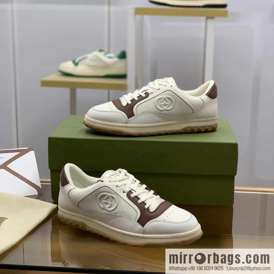 Gucci Gucci uses beige and brown His & Hers sports and leisure shoes.
