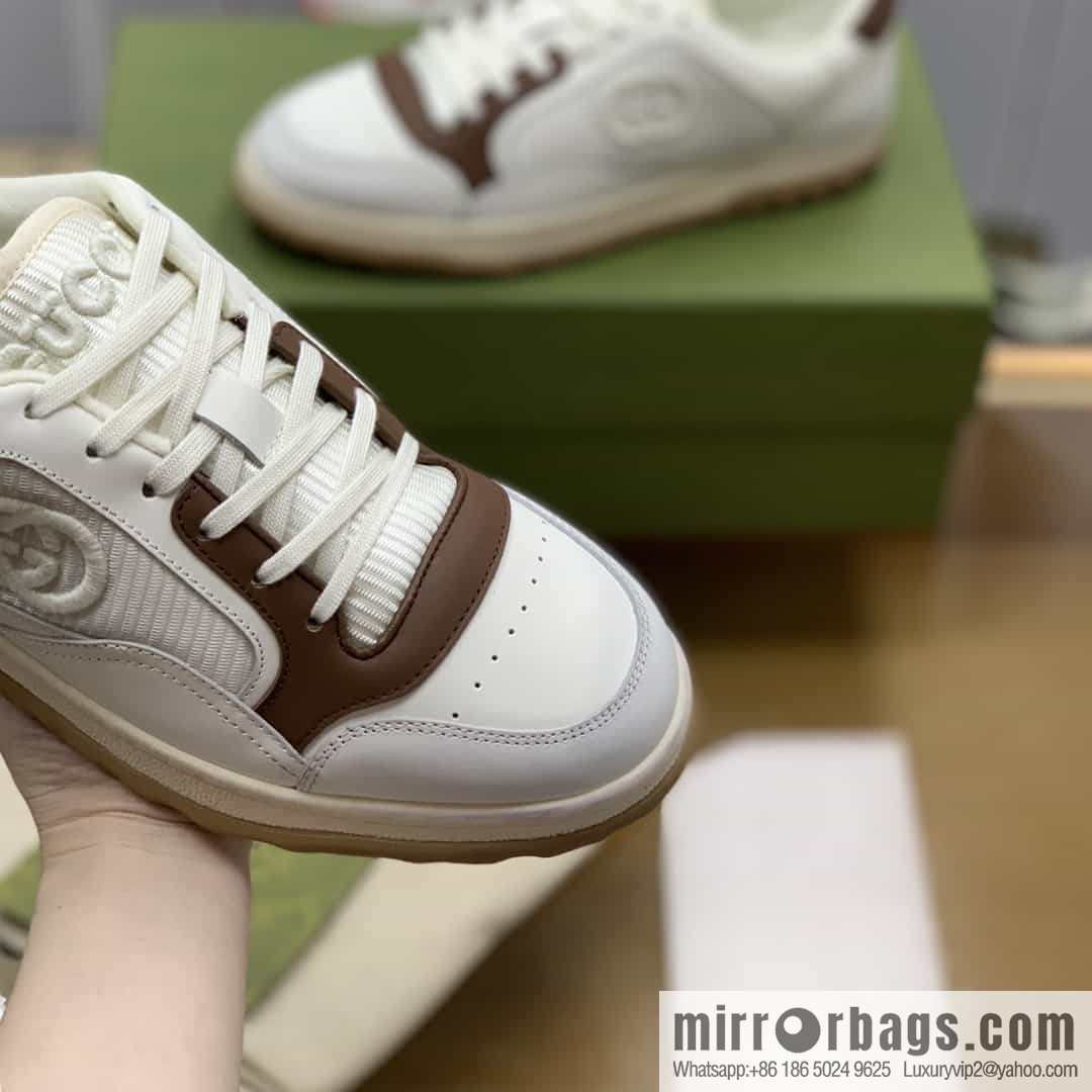Gucci Gucci uses beige and brown His & Hers sports and leisure shoes.