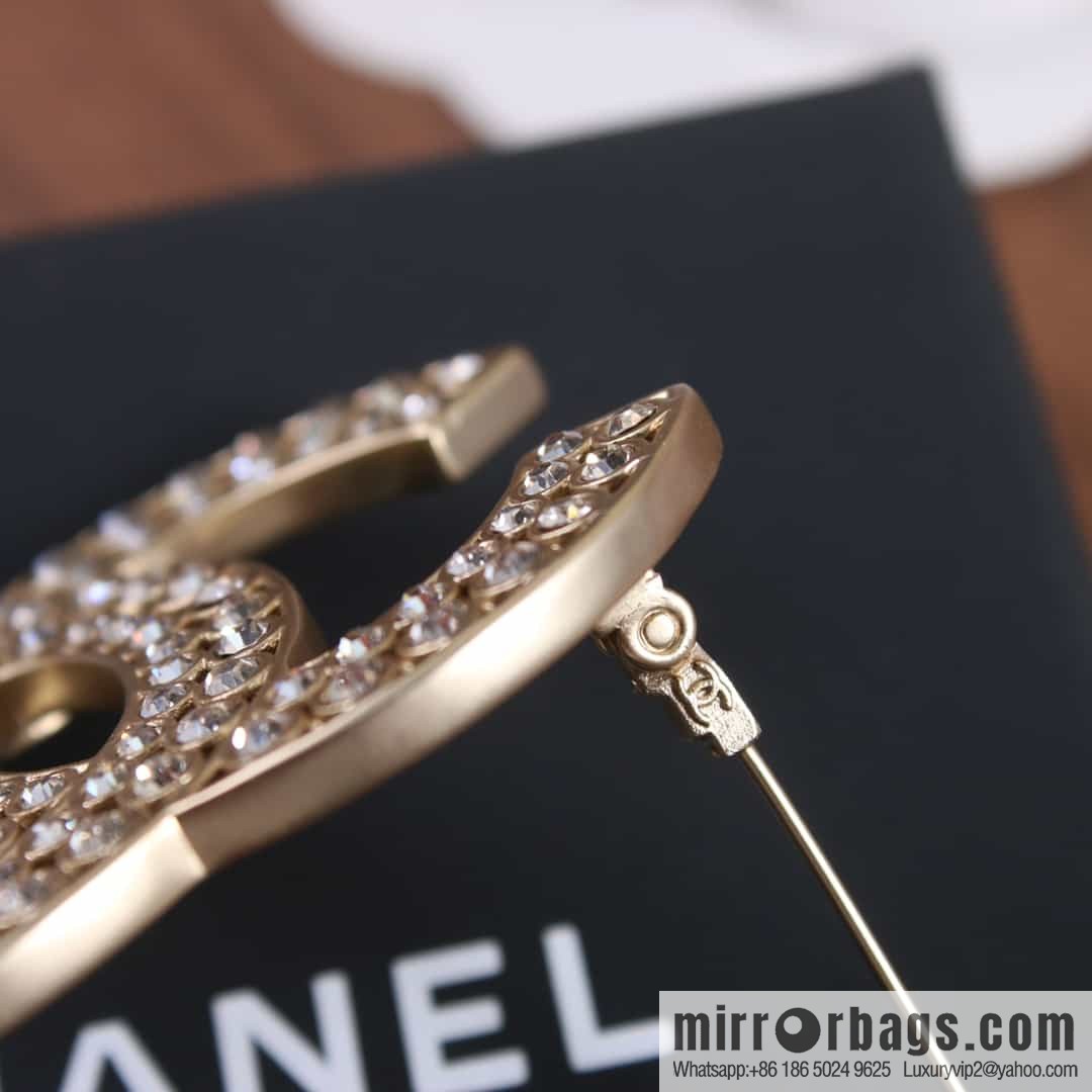 New ☑️ Chanel double c full diamond brooch