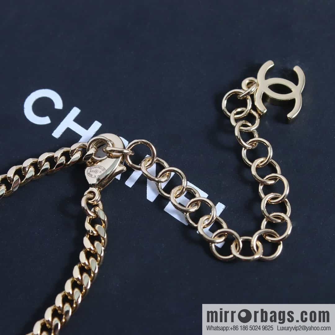 New ☑️ Chanel double c full diamond peach heart love necklace