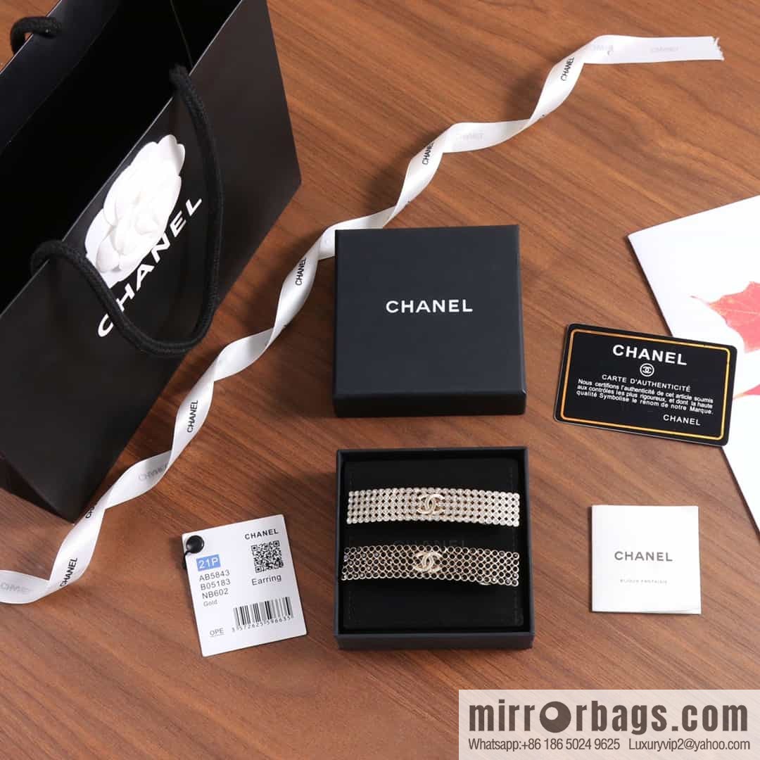 New ☑️ Chanel double c full diamond hairpin hairpin