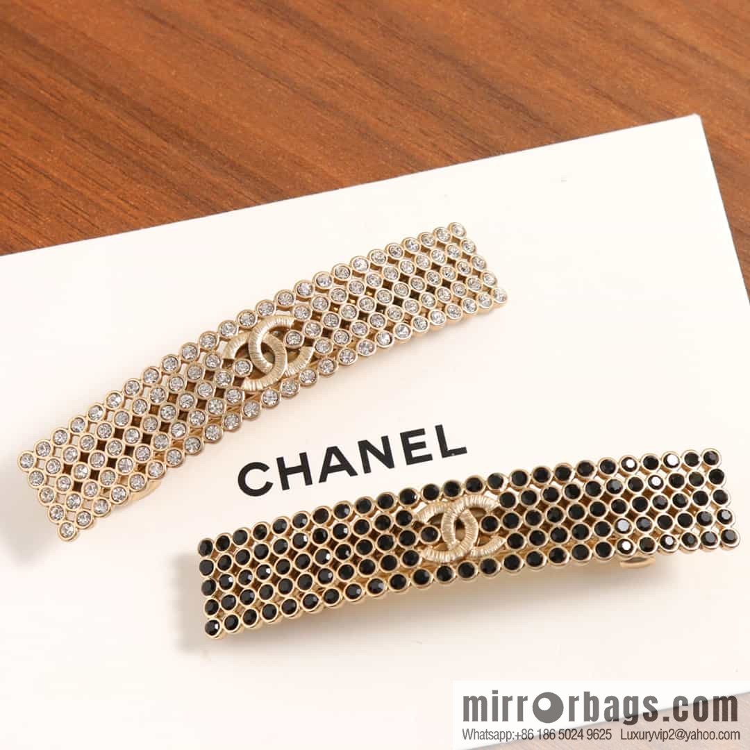 New ☑️ Chanel double c full diamond hairpin hairpin