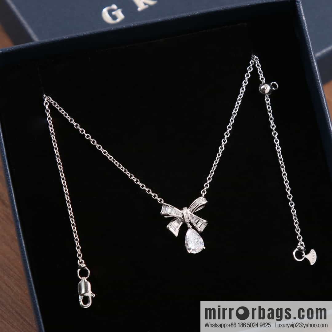 GRAFF Tilda's Bow Bow Water Drop Necklace