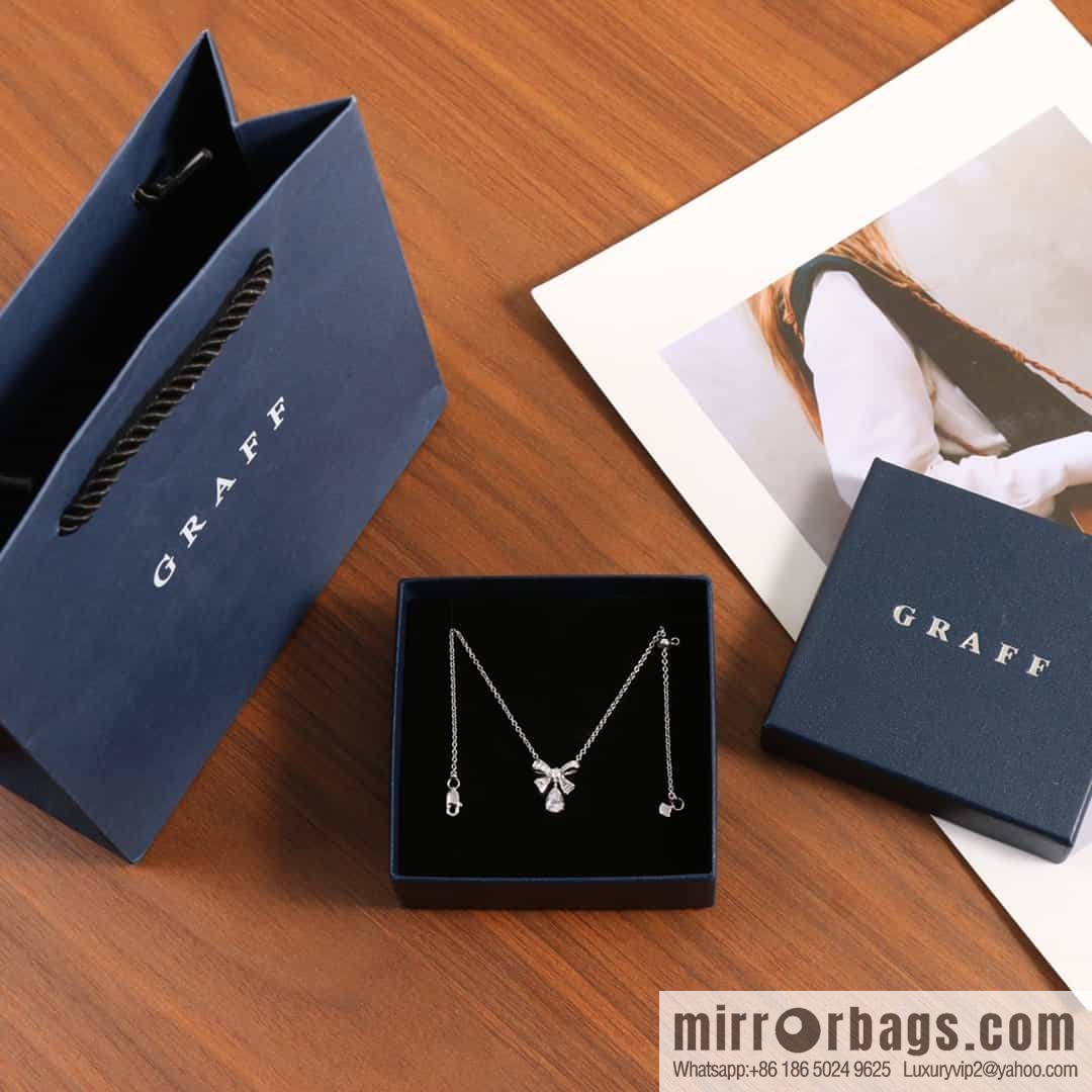 GRAFF Tilda's Bow Bow Water Drop Necklace