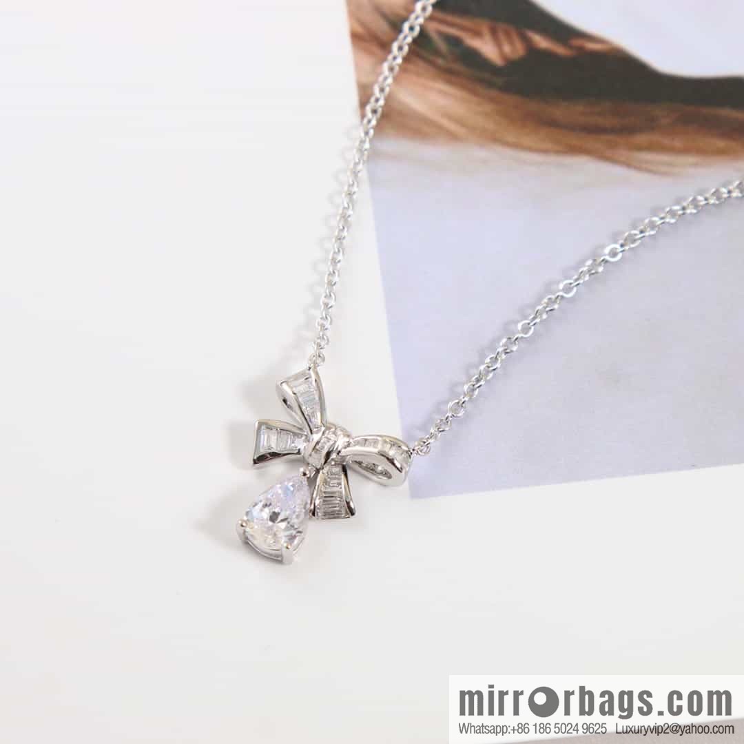 GRAFF Tilda's Bow Bow Water Drop Necklace