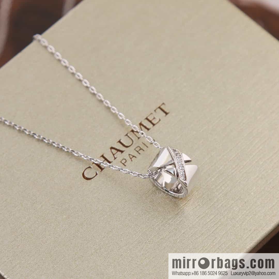 Chaumet Paris Liens Evidence Ring Cylinder Necklace