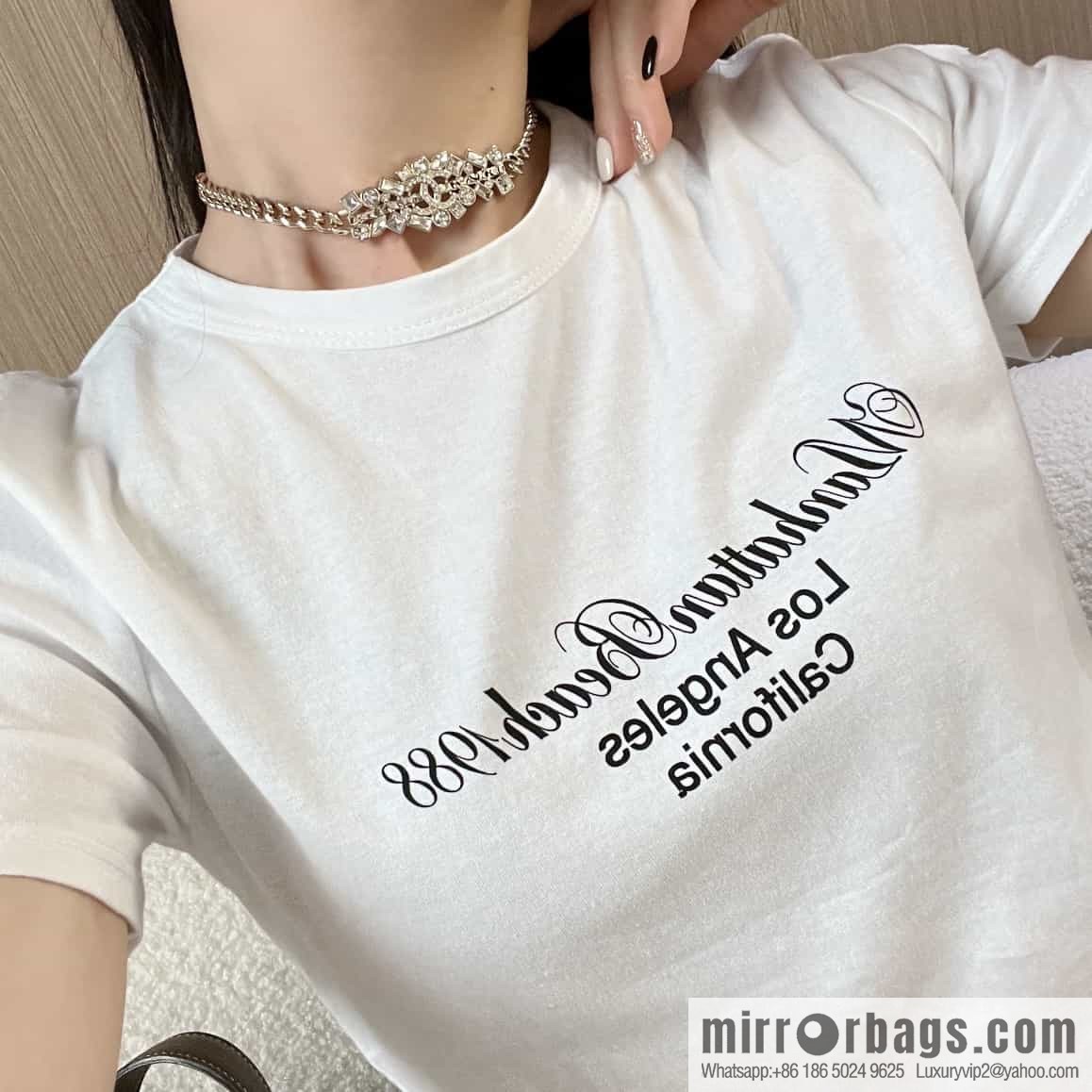 New ☑️ Chanel double c full diamond necklace
