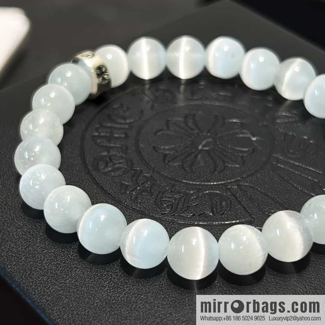 New Croxin White Opal Beaded Bracelet