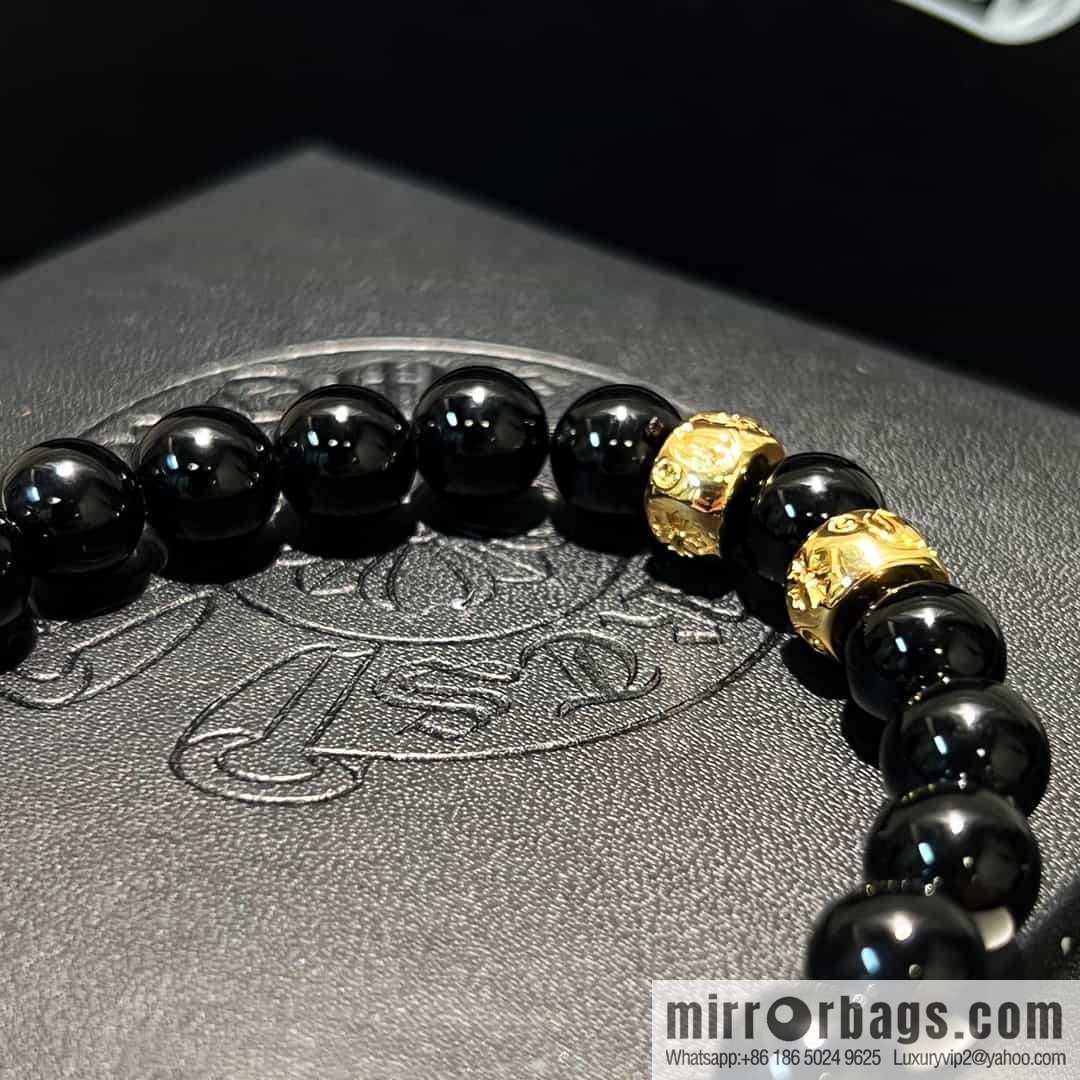 New Croxin Obsidian Beaded Bracelet