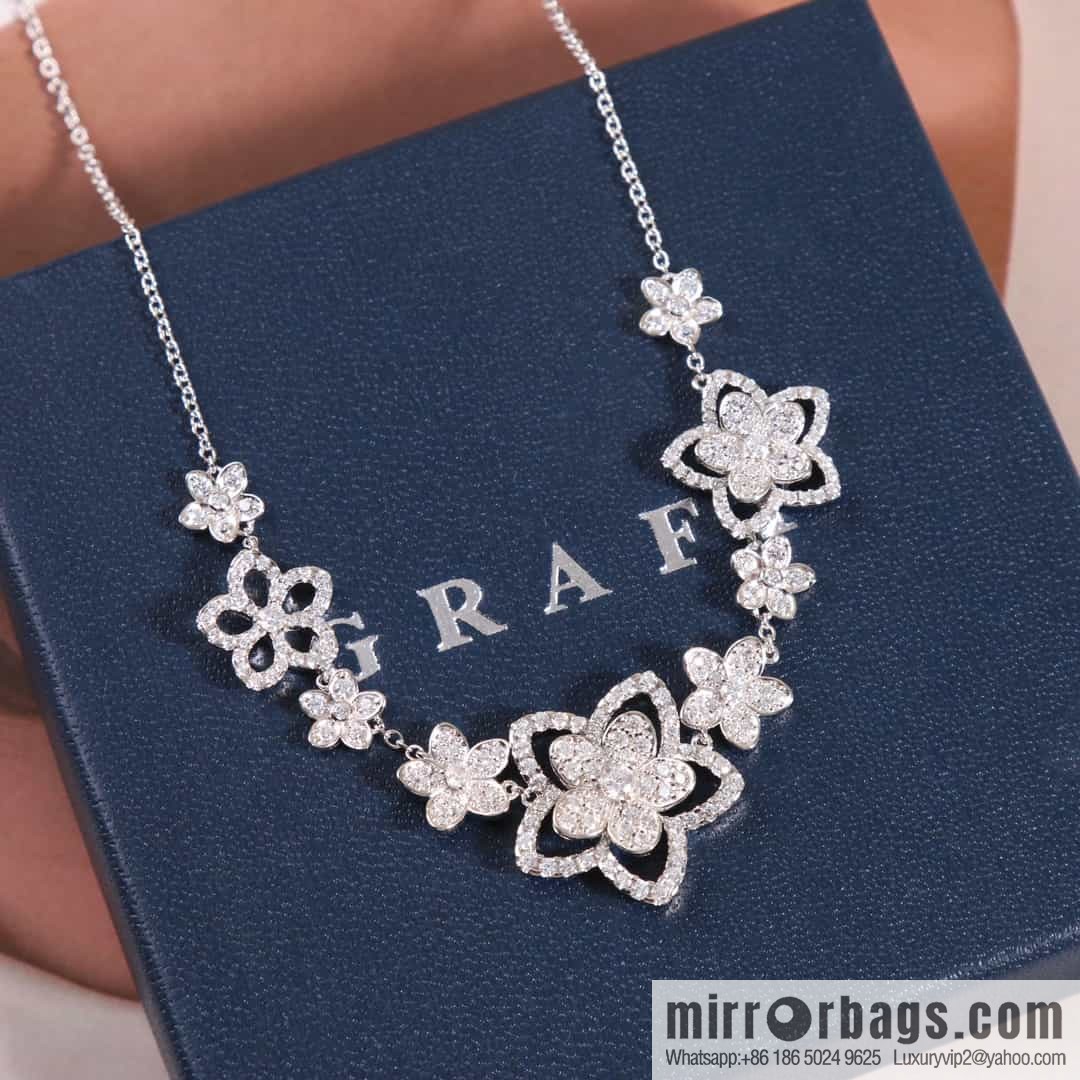 GRAFF Wild Flover Multi-Flower Diamond Necklace