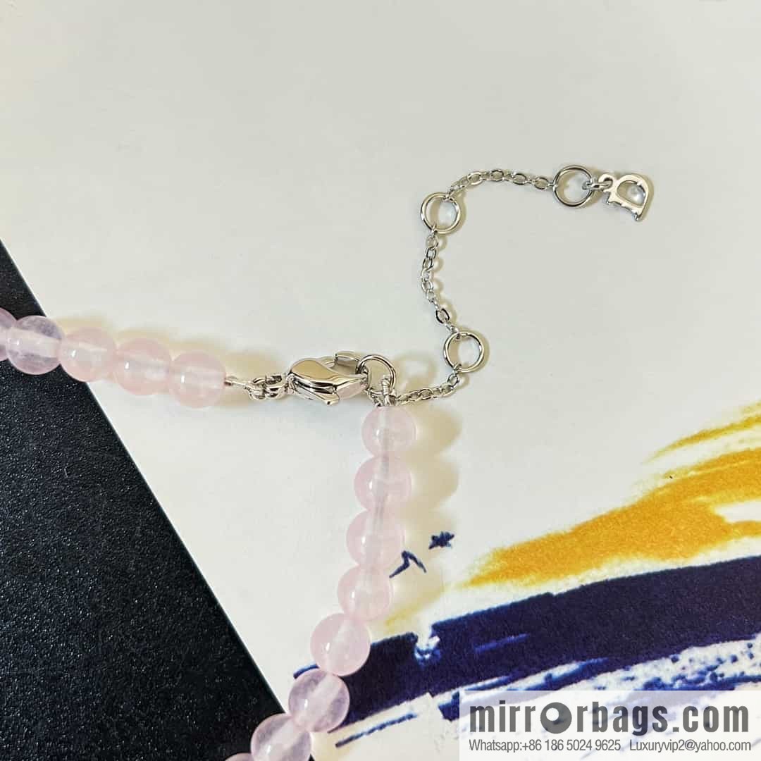 New ☑️ Dior full diamond flower crystal necklace