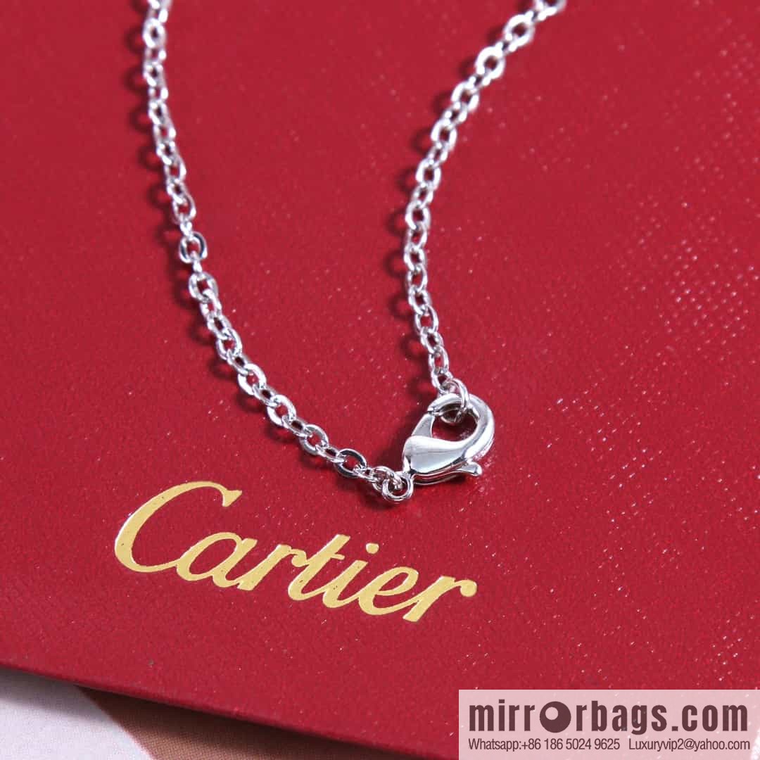 Cartier PANTHÜRE DECARTIER Jungle Series Full Diamond Tiger Necklace