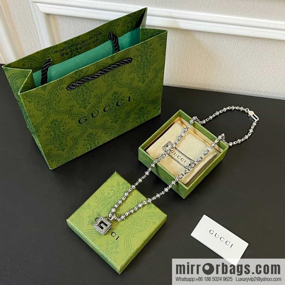 New Gucci Gucci Hollow G Letter Necklace