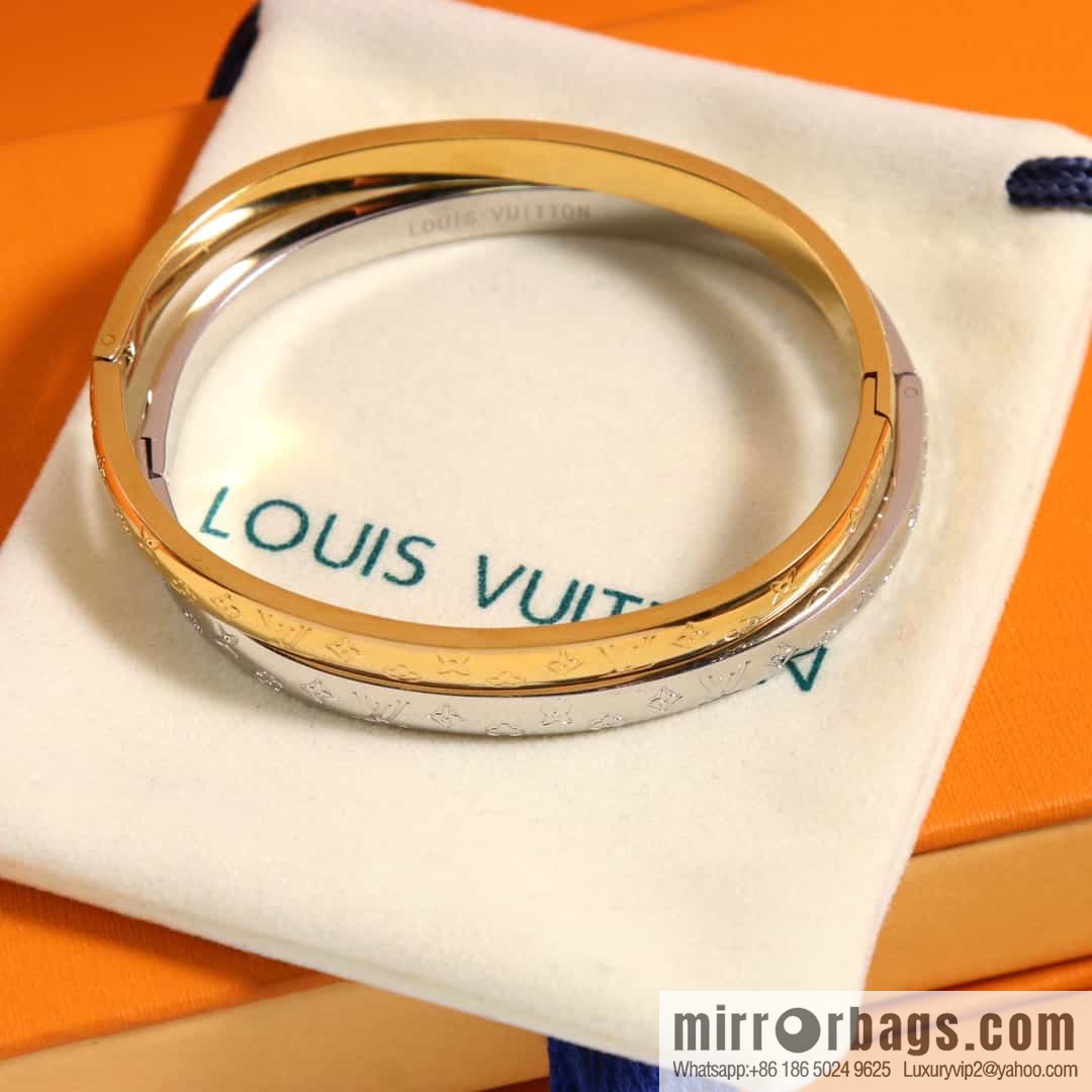Louis Vuitton Louis Vuitton Medieval Old Flower Glossy Bracelet Bracelet