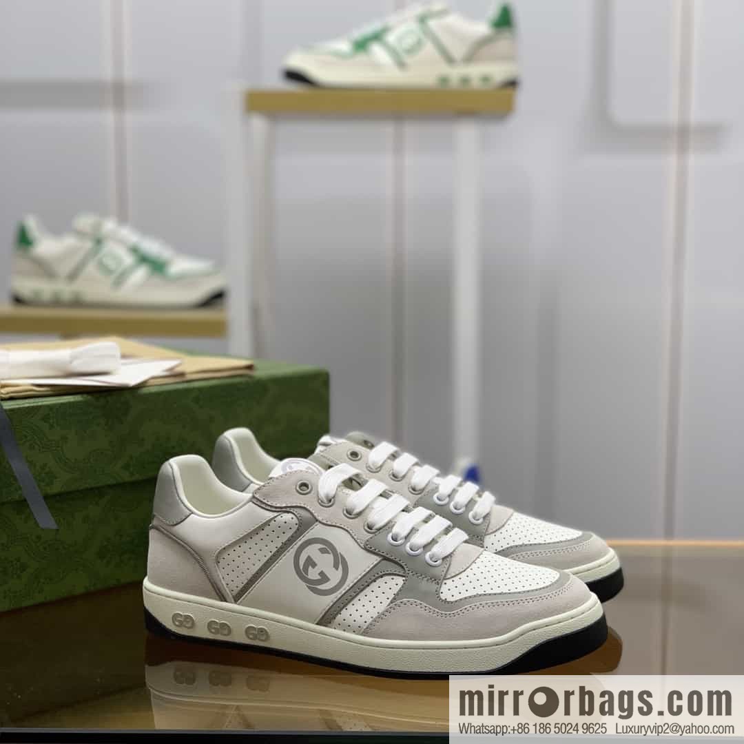 Gucci Gucci uses color matching leather and integrates iconic elements into men's casual shoes