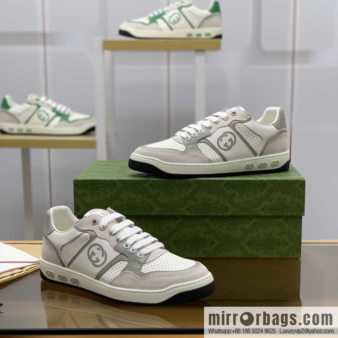 Gucci Gucci uses color matching leather and integrates iconic elements into men's casual shoes