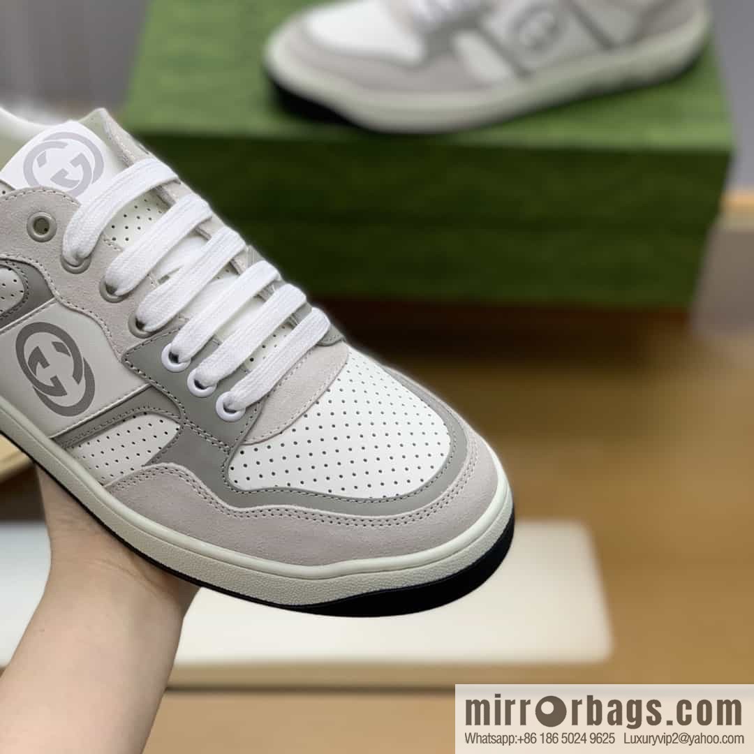 Gucci Gucci uses color matching leather and integrates iconic elements into men's casual shoes