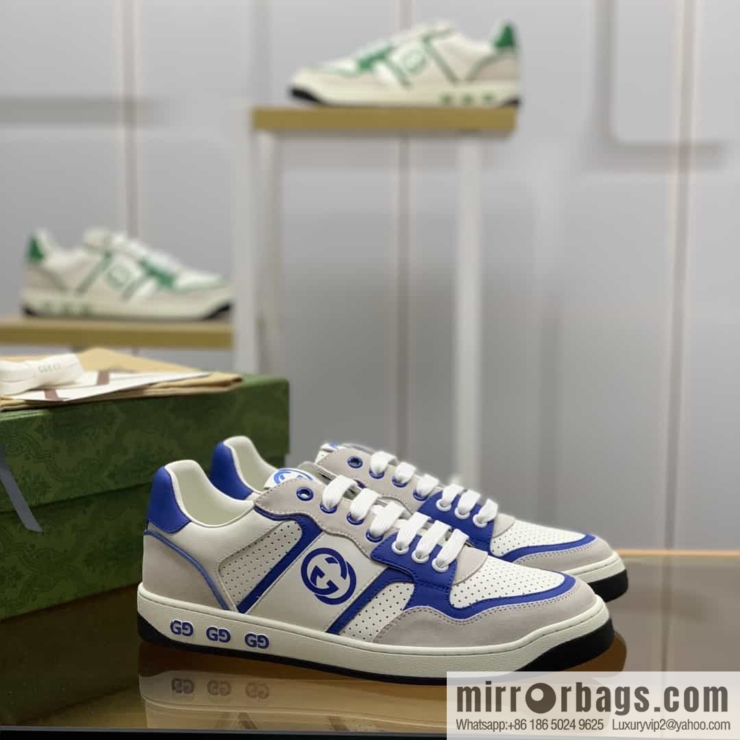 Gucci Gucci uses color matching leather and integrates iconic elements into men's casual shoes