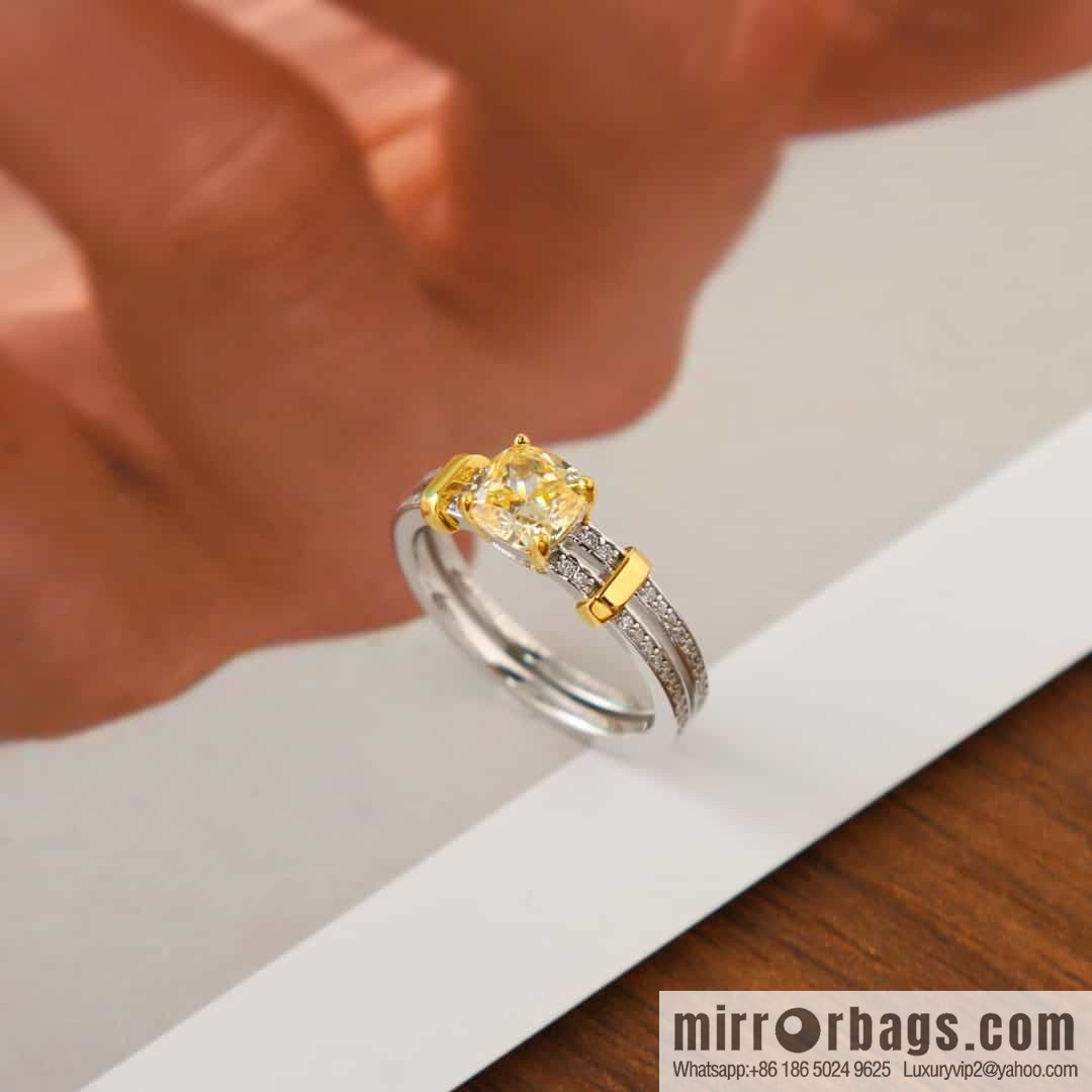 New ☑️ Tiffany & Co. Square Yellow Diamond Ring