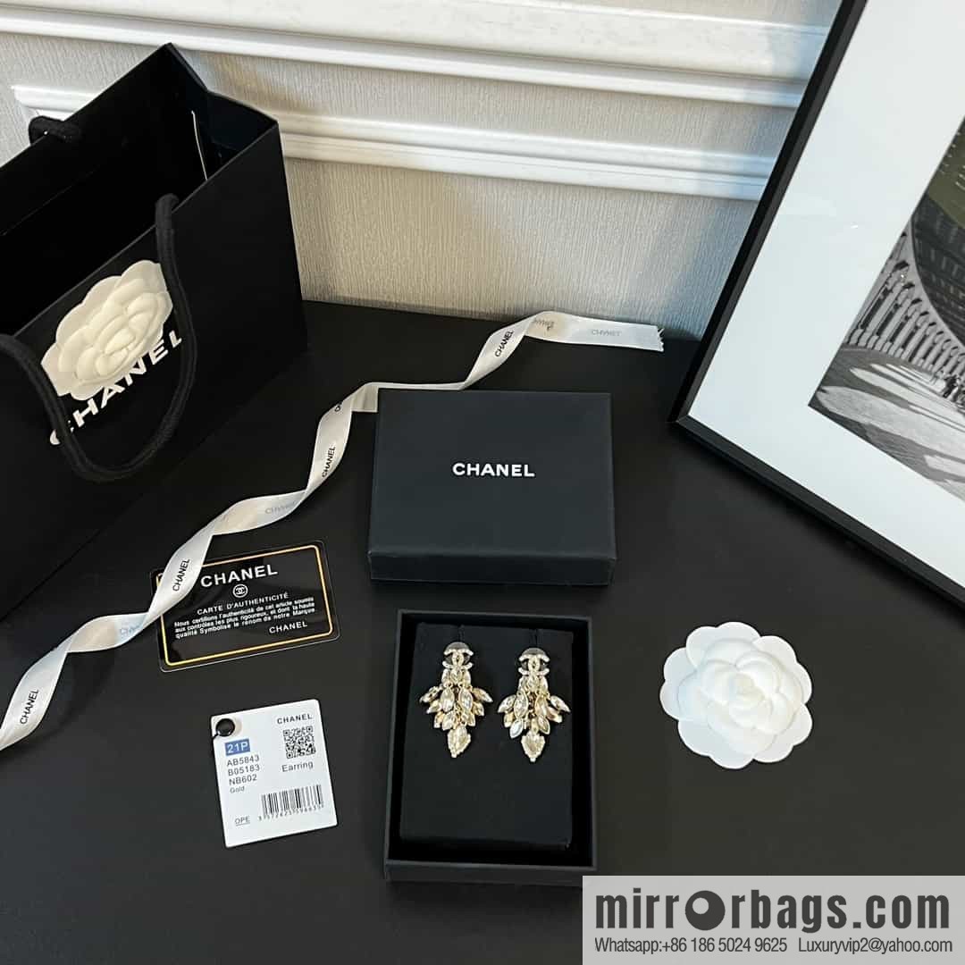 New ☑️ chanel c2 double c horse eye tassel earrings