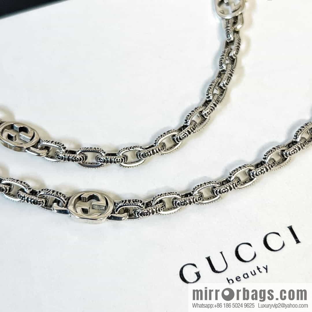 New Gucci gucci turquoise palm necklace