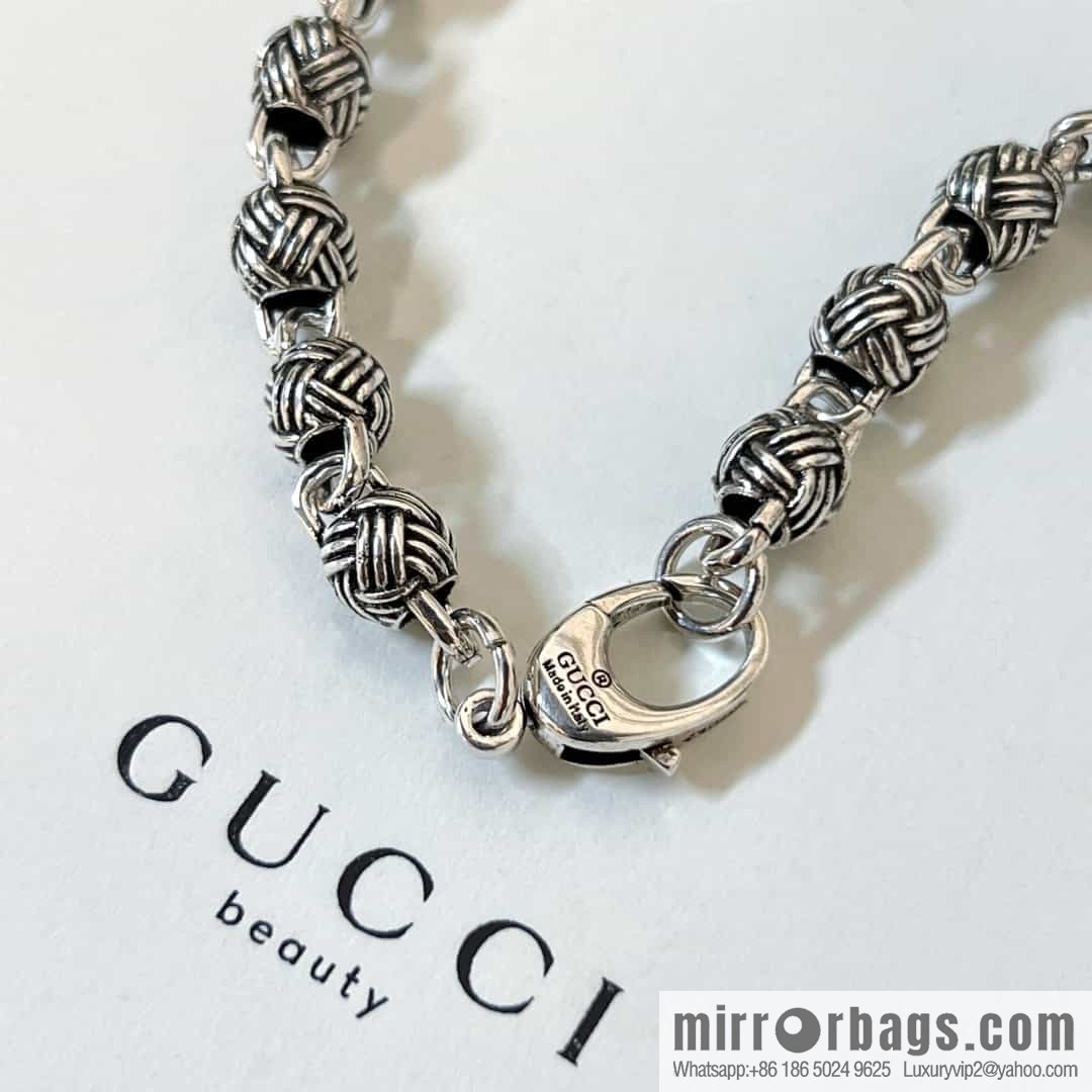 New Gucci gucci snake double G necklace
