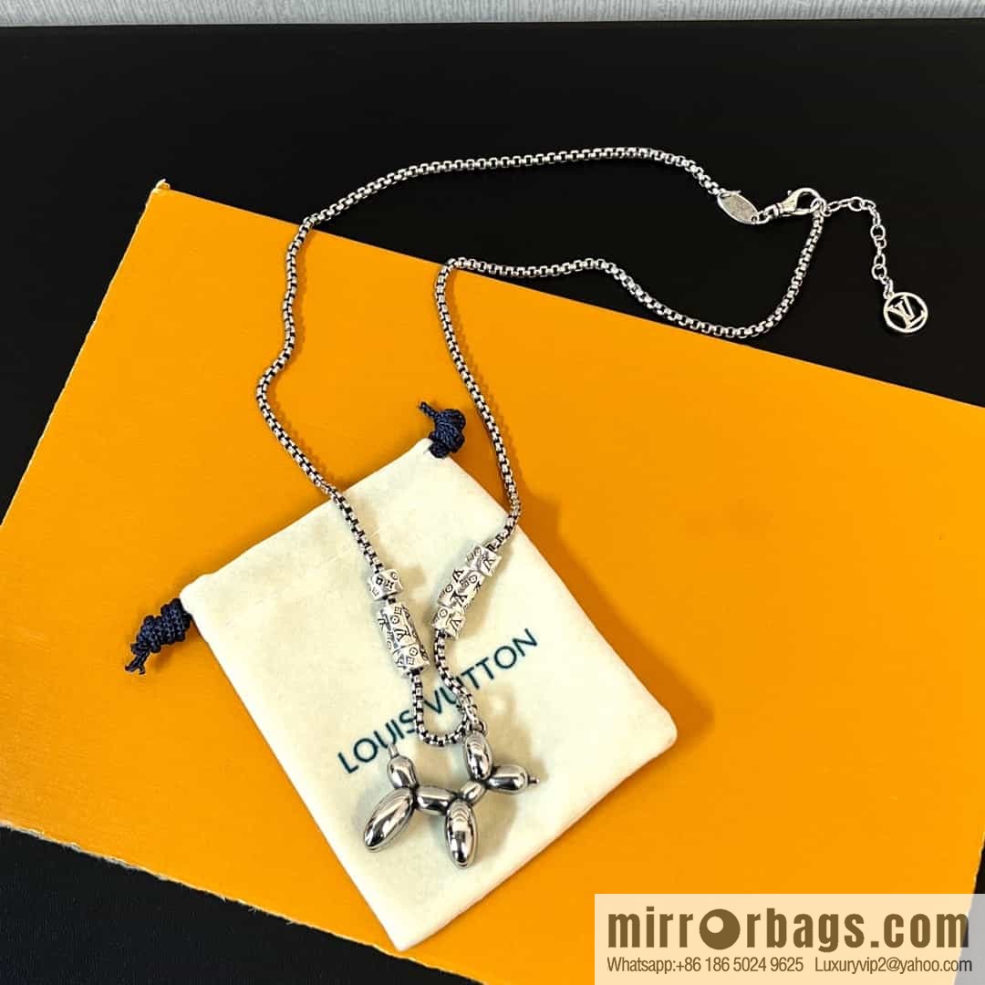 Louis Vuitton Louis Vuitton Green Medieval Collection Puppy Necklace